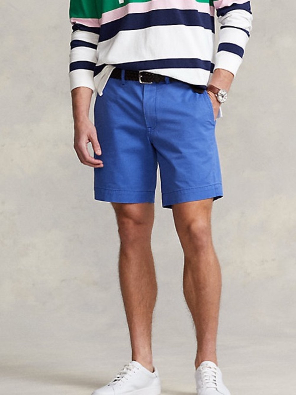 POLO RALPH LAUREN Shorts
Mens 32 Stretch Classic Fit Chino Pony Blue Preppy Golf